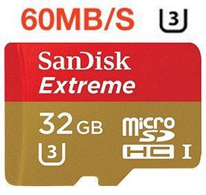 Memoria Sandisk Micro Sd 32 Gb Class 10 Extreme 60mbs