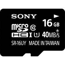 Memoria Sony Micro Sd Hc 16 Gb Class 10 Ultra Rápida
