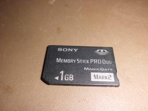 Memory Stick Pro Duo 1gb Sony