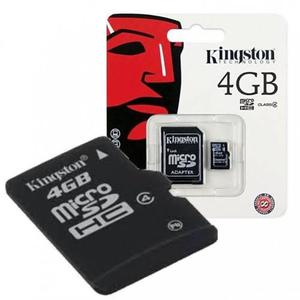 Momoria Micro Sd 4gb Kingston 100% Original (somos Tienda)