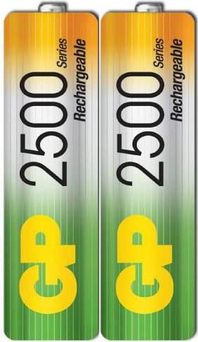 Pilas Baterias Gp Recargables Pack X2 Aa 2500mah 1098