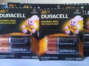 Pilas Doble A A Duracell 2 Por Blister Originales