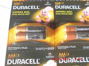 Pilas Duracell Aaa