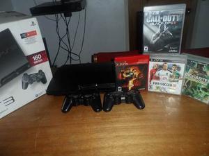 Playstation 3 De 160 Gb Con 4 Juegos Originales En Su Caja