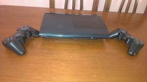 Playstation 3 Superslim 500gb + 2 Controles + Pes  Lite