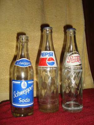 Antigua Botella Coleccion Pepsi Cola Y Soda