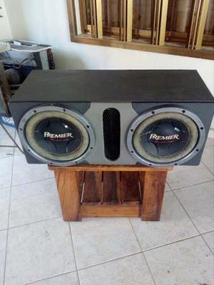 Bajos Pioneer Premier 12 De w Doble Bobina Con Cajon