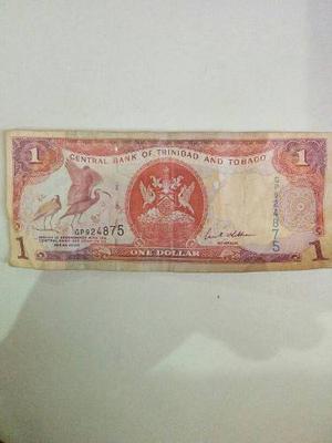 Billete De 1$ Trinidad Y Tobago