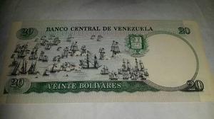 Billete De 20bs Nuevo Sin Circular Cuando Era Dura La Moneda