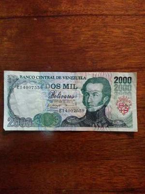 Billete De  Banco Central De Venezuela