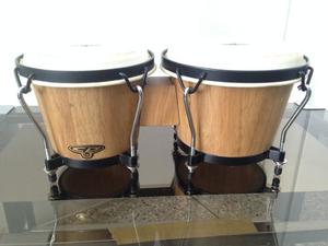 Bongo De Madera Marca Cp Filial Lp En Perfecto Estado