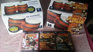 Combo Juegos Donkey Konga + Dk Jungle Beat + 2 Bongos