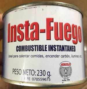 Combustible Instantaneo Insta-fuego Para Chefendi