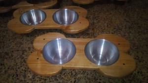 Comedero Hueso Plato Para Perro