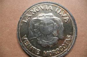 Moneda 20 Morocotas La Novia Ilva Los Aleros-mérida 