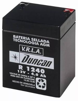 Baterias Duncan Original 12v 4ah Cerco Elec, Alarmas Y Mas