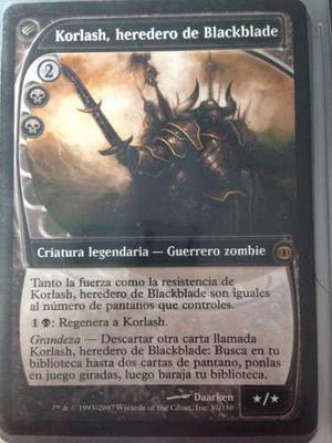 Carta Magic Heredero De Blackblade