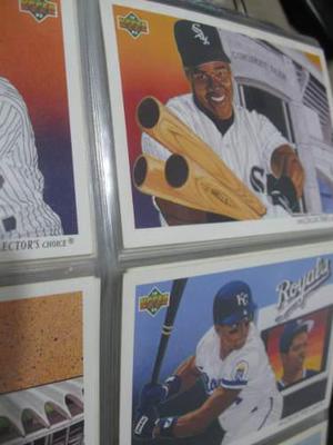 Cartas Beisbol: Set Bocetos Upper Deck 1992 + Frank Thomas