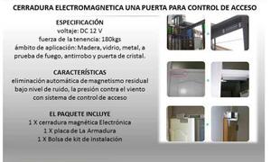 Cerradura Electromagnetica 60kg/200lb