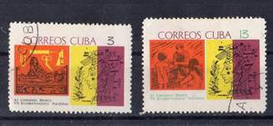 Estampillas De Cuba De 1966