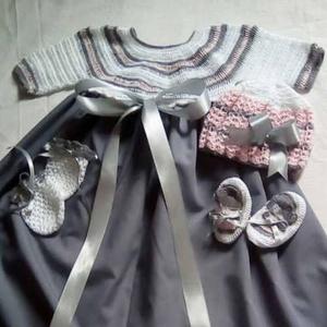 Faldellines Para Bebes Tejidos En Crochet Y Tela.