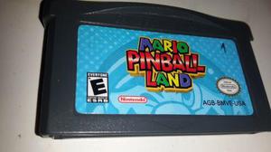 Mario Pinball Land Gameboy Advance * Original Usa Impecabl