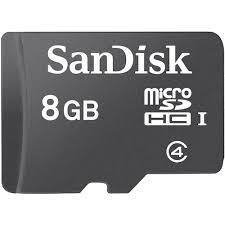 Memoria Micro Sd De 8 Gb Scandisk