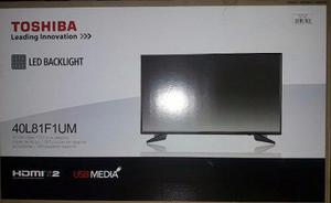 Televisor Toshiba 40 Pulgadas Led Backlight Modelo 40l81f1um