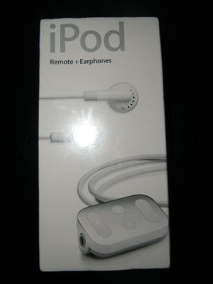 Official Apple Ipod Remote Y Auriculares Para 3g/4g Classic