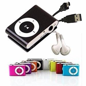 Reproductor Mp3 Shuffle Expandible A 16 Gb Audifono Y Cable