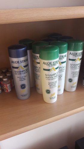 Shampoo Aloe Strak Anticaida Y Matizador