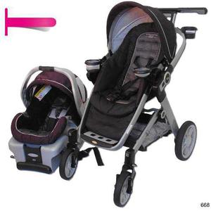 Coche Con Portabebebe Graco Signature Impecable Combo 2x1