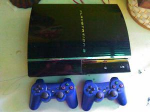 Play Station 3 Ps3 Con Controles Y Juegos Incluidos