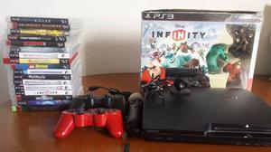 Playstation 3 320gb 2 Cont, 1 Cont. De Mov Camara Y 18 Jue