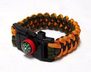 Pulsera Paracord Supervivencia Profesional Montaña