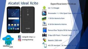 Telefono Alcatel Ideal Xcite Android 7.0 Tienda-física