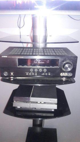 Amplificador Yamaha 5.1. Combo Con Repisa Y Tv De 47. 600$