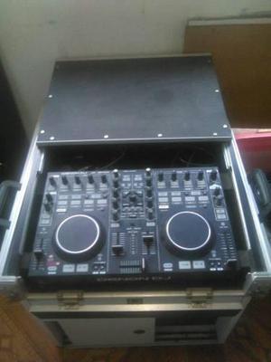 Controlador Denon Mc3000 + Caja Protectora Porta Laptop