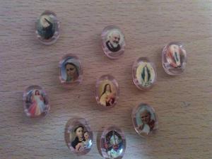 Dijes Plásticos Para Pulseras De Dios Y La Virgen