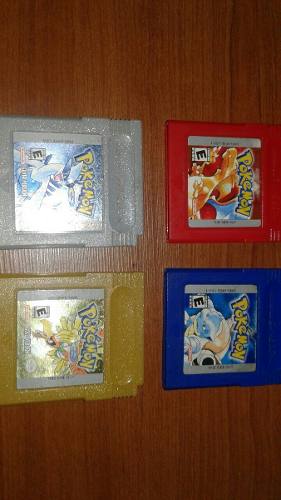 Juegos Pokemon Oro Plata Rojo Azul Game Boy Color