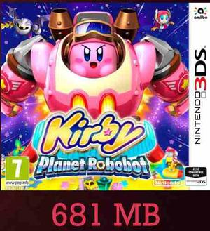 Kirby Planet Robobot Juegos Digitales 3ds