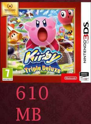 Kirby Triple Deluxe Juegos Digitales 3ds