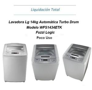 Lavadora Lg 14kg Aut Turbo Drum Fuzzi Logic Wfs1434et Oferta