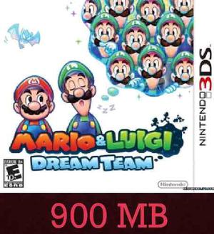 Mario & Luigi Dream Team Juegos Digitales 3ds