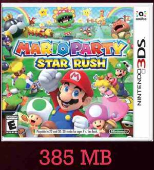 Mario Party Star Rush Juegos Digitales 3ds