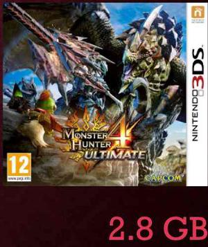 Monster Hunter Ultimate 4 Juegos Digitales 3ds