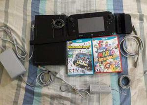 Nintendo Wii U Deluxe Edition 32gb Como Nuevo Poco Uso