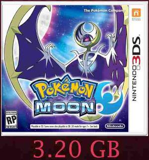 Pokemon Moon Juegos Digitales 3ds