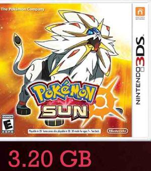 Pokemon Sun Juegos Digitales 3ds