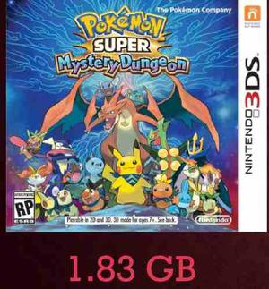 Pokemon Super Mystery Dungeon Juegos Digitales 3ds